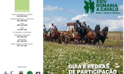Já estão abertas as inscrições para a XXIV Romaria a Cavalo Moita-Viana do Alentejo