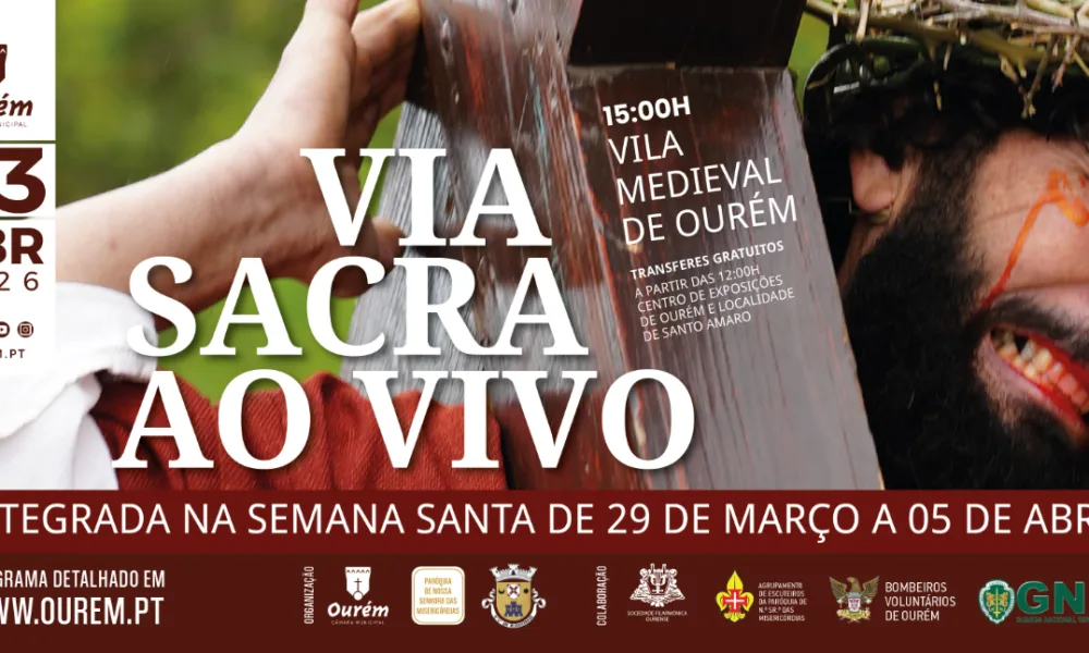 Vila Medieval de Ourém recebe recriação histórica da Via-Sacra na Sexta-Feira Santa