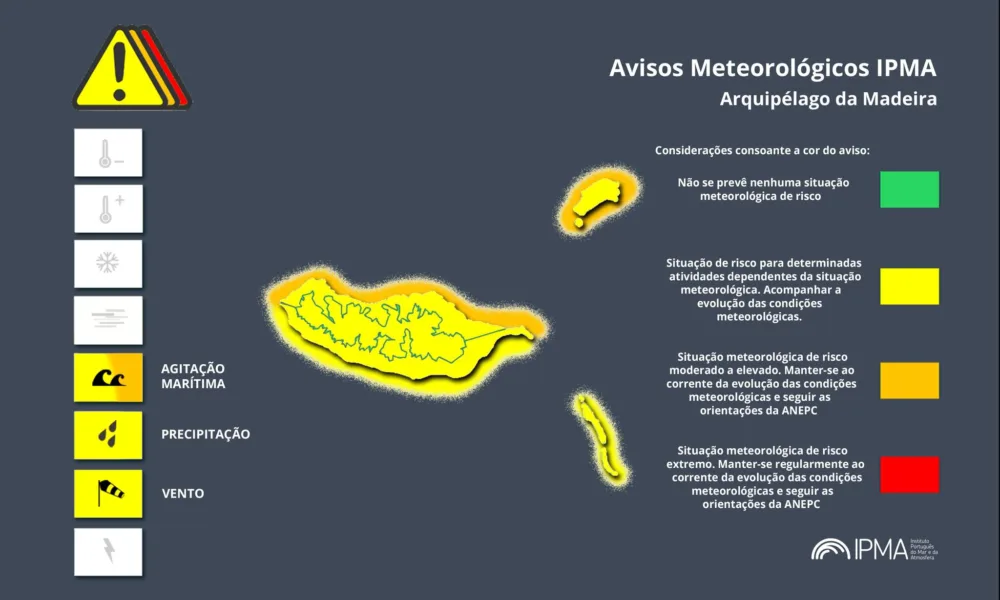 Atenção aos Avisos Meteorológicos para a Madeira:
Agitação Marítima – Laranja [ …