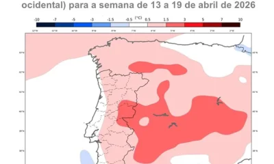 #tempo #previsao_semana

 Previsão do estado do tempo – semana de 13 a 19 abril …