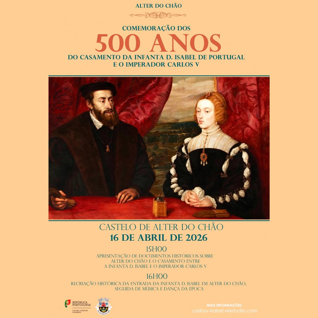 𝗖𝗼𝗺𝗲𝗺𝗼𝗿𝗮𝗰̧𝗼̃𝗲𝘀 𝗱𝗼𝘀 𝟱𝟬𝟬 𝗮𝗻𝗼𝘀 𝗱𝗼 𝗖𝗮𝘀𝗮𝗺𝗲𝗻𝘁𝗼 𝗱𝗮 𝗜𝗻𝗳𝗮𝗻𝘁𝗮 𝗗. 𝗜𝘀𝗮𝗯𝗲𝗹 𝗰𝗼𝗺 𝗼 𝗜𝗺𝗽𝗲𝗿𝗮𝗱𝗼𝗿 𝗖𝗮…