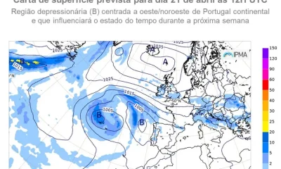 #tempo #previsao_semana

 Previsão do estado do tempo – semana de 20 a 26 abril …
