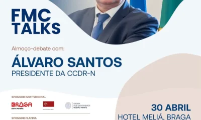 O Presidente da CCDR NORTE, Álvaro Santos, participa, na próxima quinta-feira, c…