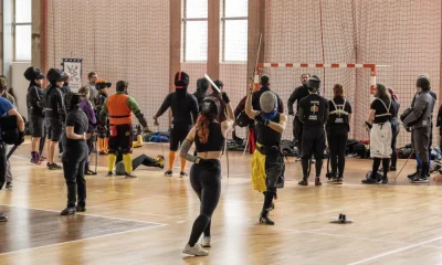 Estádio Universitário recebeu Tertúlia de Esgrima Medieval