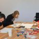 Ana Mouga dinamizou oficina de desenho na sequência da exposição que decorou a g…