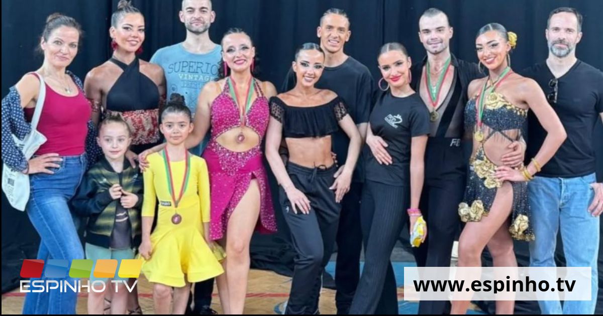 Passos de excelência levam Academia de Dança de Espinho ao topo do pódio nacional