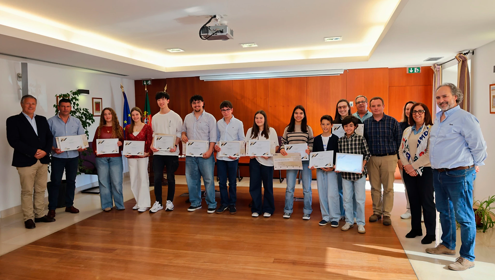 Aproveitamento escolar premiado pelo Município
