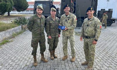 Comandante do RC3, Coronel de Cavalaria Luís Pimenta, no Exercício ARGOS 262