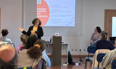 Sessão sobre Cursos de Português Língua de Acolhimento com cerca de 40 participa…