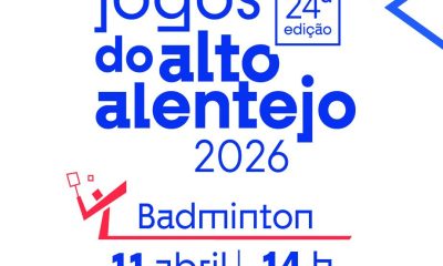 Torneio de Badminton, integrado nos 24ºs Jogos do Alto Alentejo (JAA), dia 11 de…