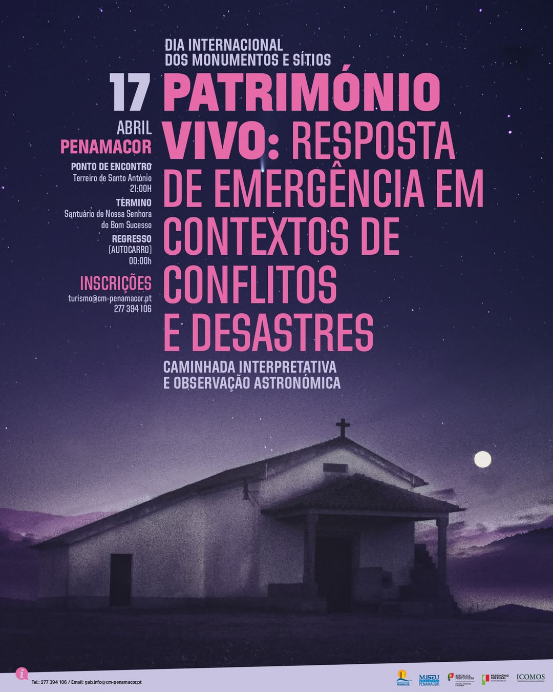 Caminhada Interpretativa e Observação Astronómica assinalam o Dia dos Monumentos…