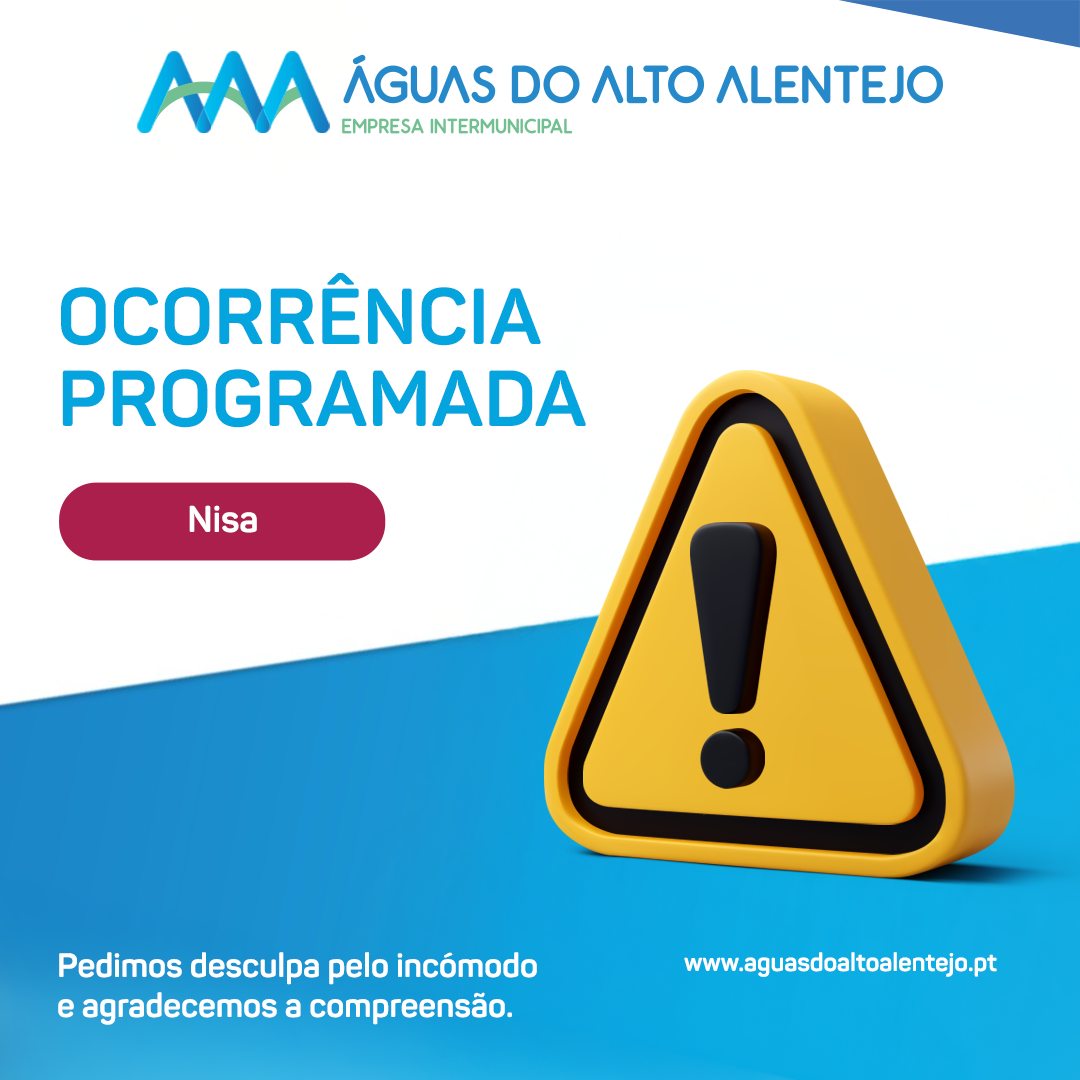 Ocorrências programadas AAA 
 União de Freguesias de Arez e Amieira do Tejo (Ni…