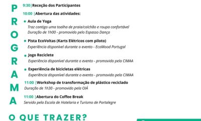 DIVULGAÇÃO DE ATIVIDADES A DECORRER NO CONCELHO
Com o apoio do Município de Por…