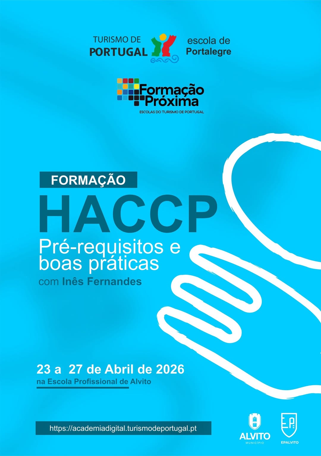 Formação + Próxima 
HACCP – Pré-requisitos e boas práticas 

Estão abertas as in…