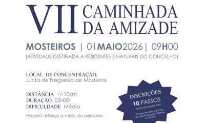 DIVULGAÇÃO

VII CAMINHADA DA AMIZADE

Dia 1 de maio (sexta-feira), com partida à…