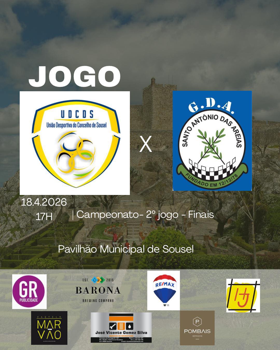 Este sábado, dia 18 de abril, o Futsal Arenense joga o segundo encontro da fina…