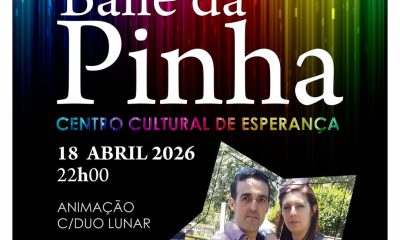 DIVULGAÇÃO

BAILE DA PINHA

Dia 18 de abril (sábado), pelas 22H00, no Centro Cul…
