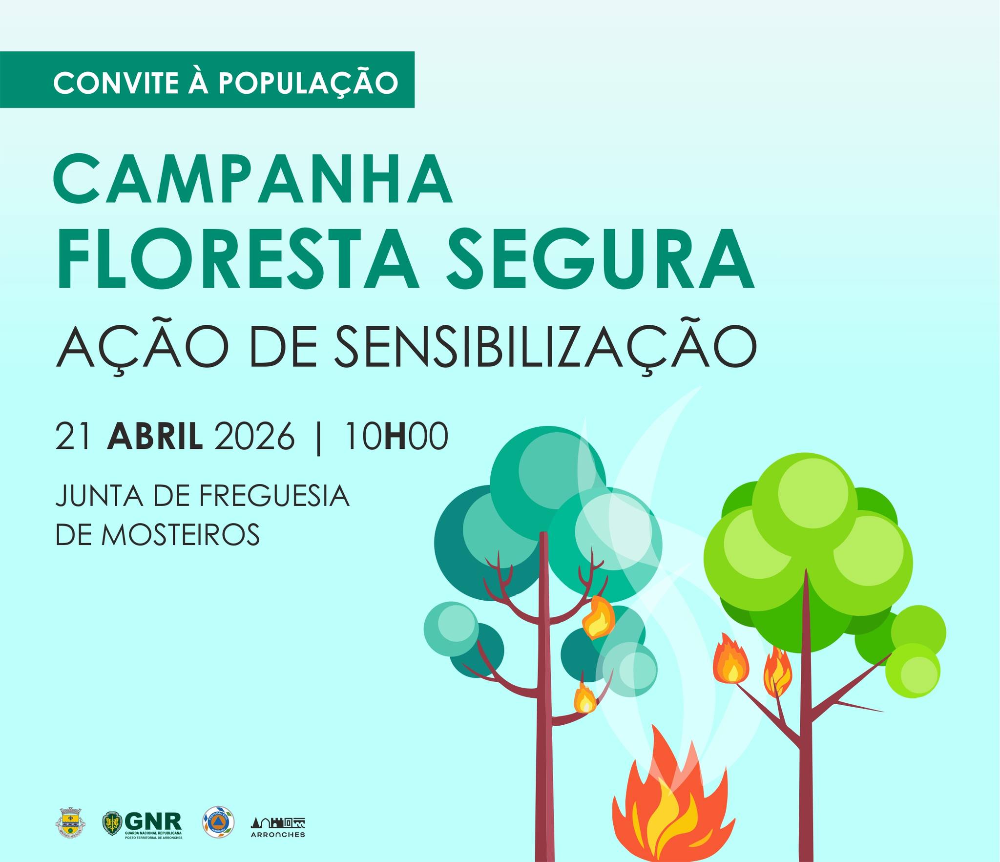 AÇÕES DE SENSIBILIZAÇÃO | CAMPANHA FLORESTA SEGURA 2025

Junta de Freguesia de M…
