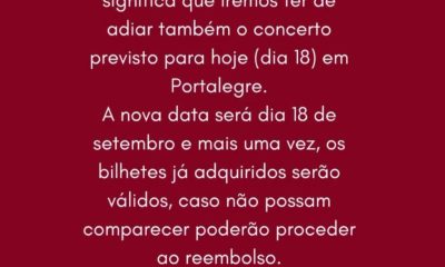 Olá a todos.
Lamentamos informar que por motivos de doença, a Carolina não vai c…