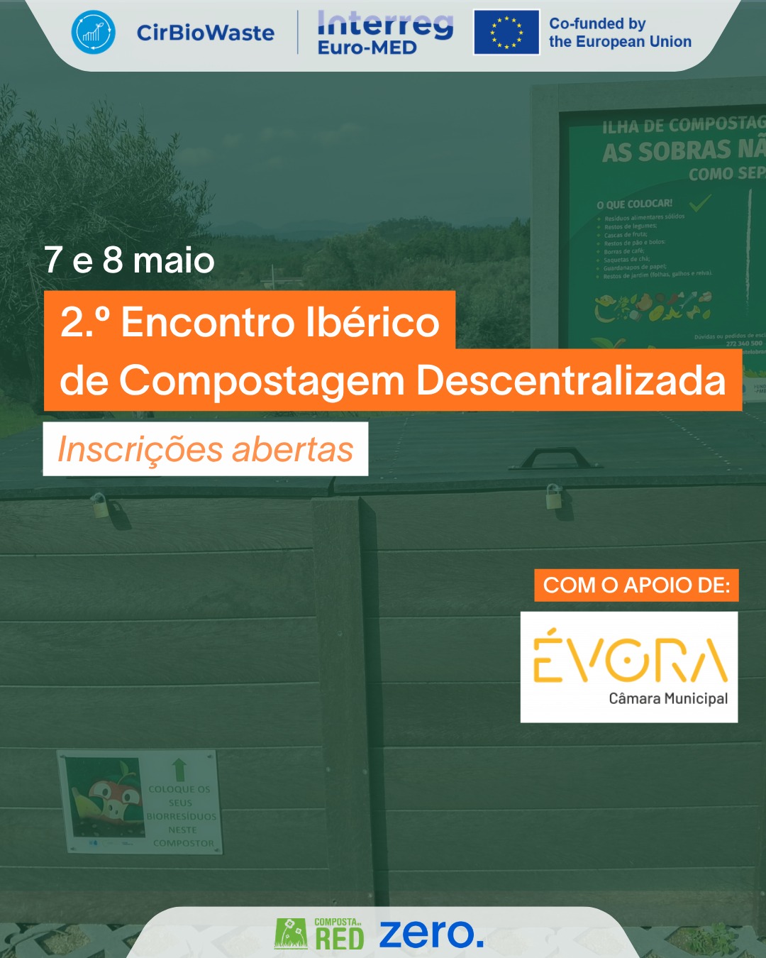 𝗘́𝘃𝗼𝗿𝗮 𝗿𝗲𝗰𝗲𝗯𝗲 𝗼 𝟮.º 𝗘𝗻𝗰𝗼𝗻𝘁𝗿𝗼 𝗜𝗯𝗲́𝗿𝗶𝗰𝗼 𝗱𝗲 𝗖𝗼𝗺𝗽𝗼𝘀𝘁𝗮𝗴𝗲𝗺 𝗗𝗲𝘀𝗰𝗲𝗻𝘁𝗿𝗮𝗹𝗶𝘇𝗮𝗱𝗮, 𝘂𝗺𝗮 𝗶𝗻𝗶𝗰𝗶…