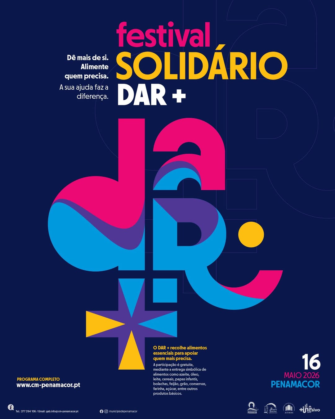 Festival Solidário “Dar +” promove recolha de alimentos para apoiar quem mais pr…