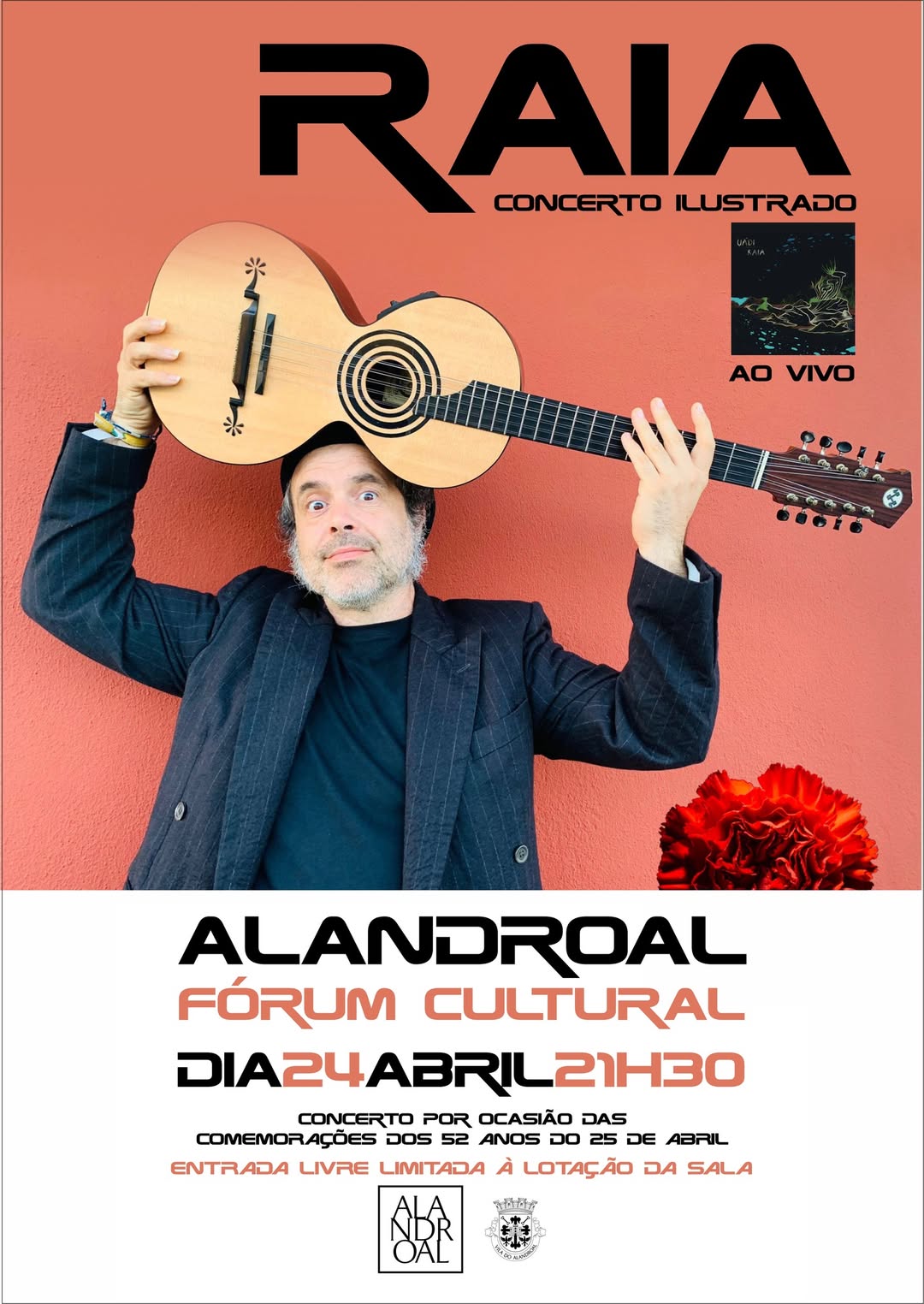 A não perder hoje o início das Comemorações dos 52 anos do 25 de Abril 

Concert…