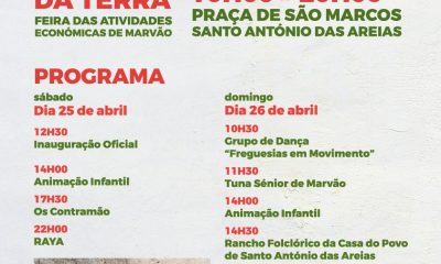 10º Mercado da Terra – Feira das Atividades Económicas de Marvão 
 10h00/20h00
…