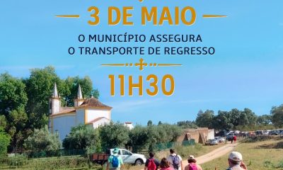 Peregrinação ao Senhor dos Aflitos 
 3 de Maio 2026

O Município Assegura o Tra…