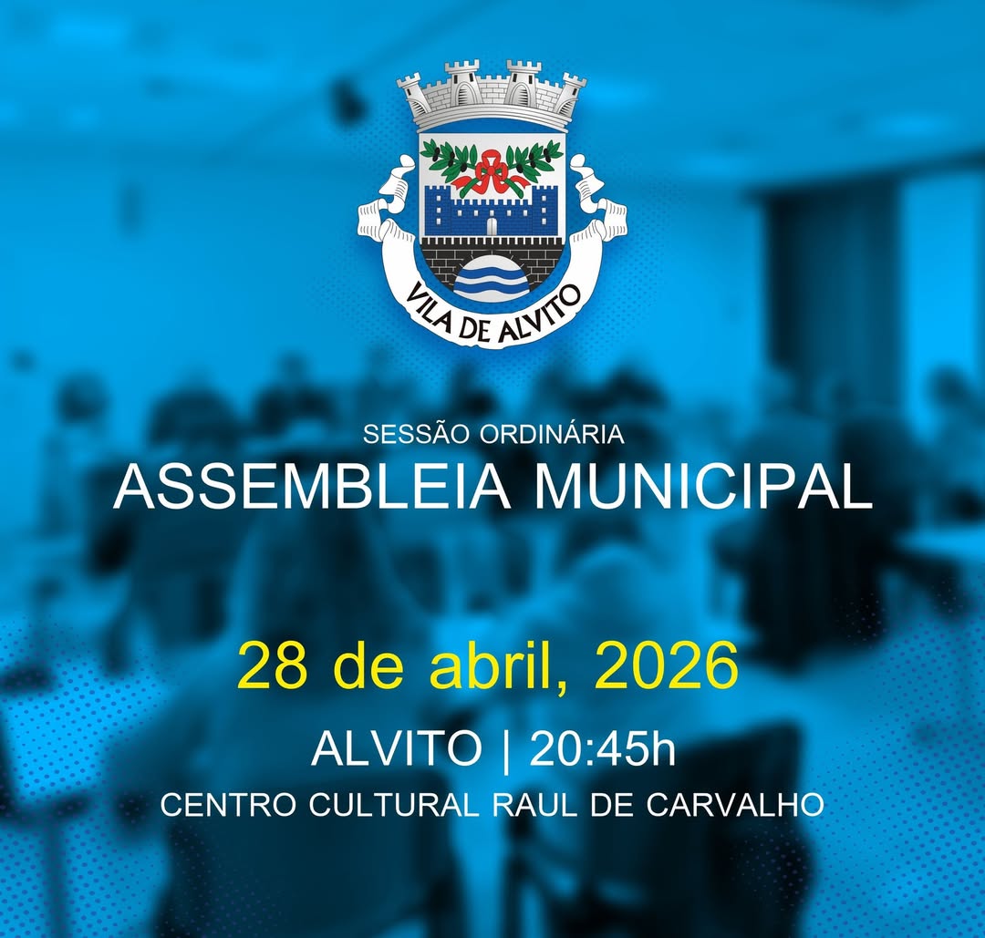 Assembleia Municipal de Alvito reúne amanhã

Decorre amanhã a 2.ª Sessão Ordinár…