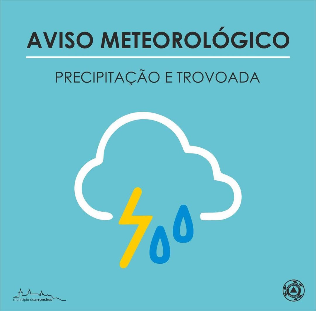 AVISO METEOROLÓGICO – ALERTA AMARELO

PRECIPITAÇÃO E TROVOADA

Conforme comunica…