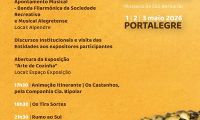 A Feira de Doçaria Conventual e Tradicional de Portalegre começa já esta sexta-f…