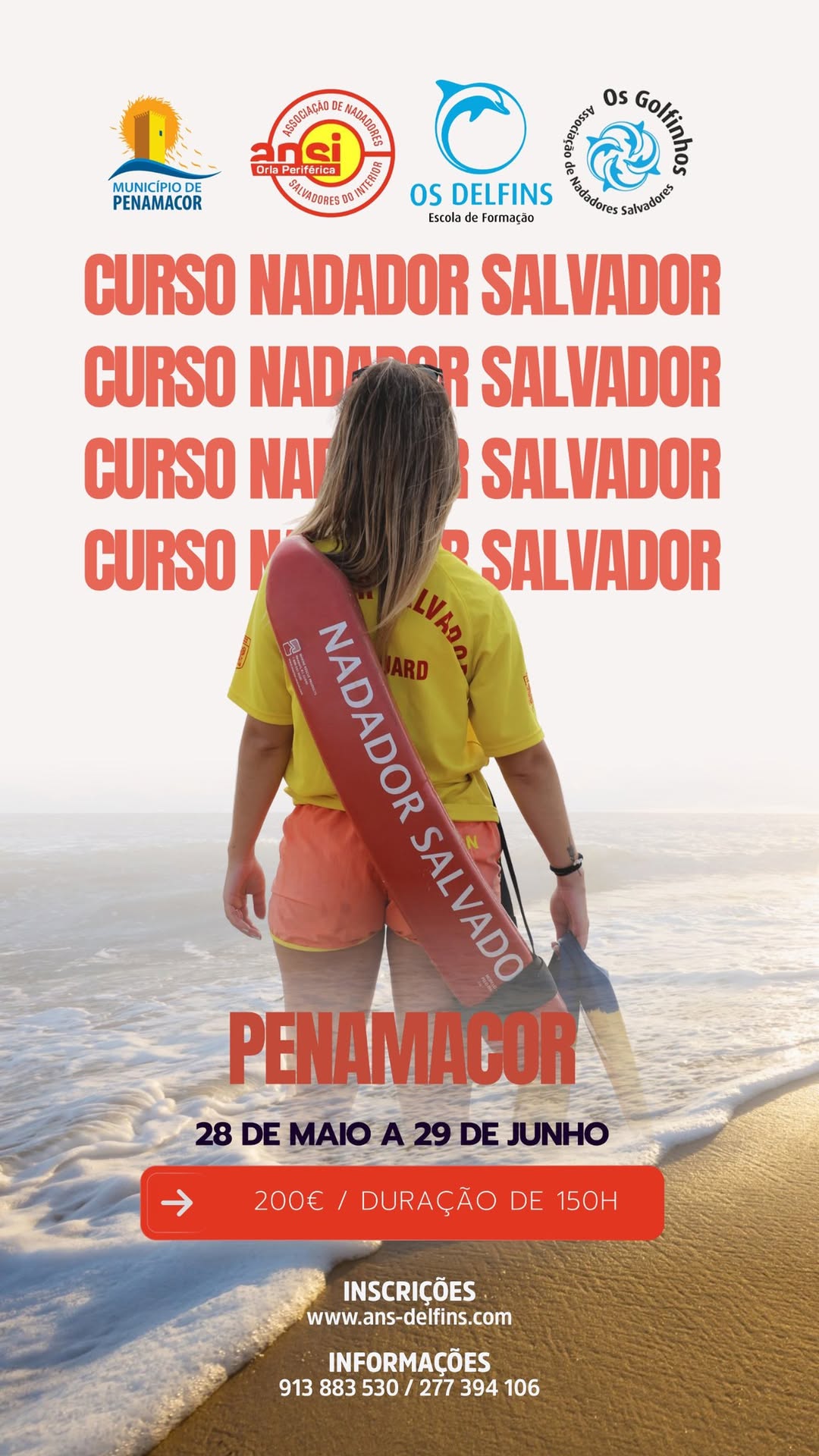 Município de Penamacor e Escola de Formação “Os Delfins” promovem curso de Nadad…