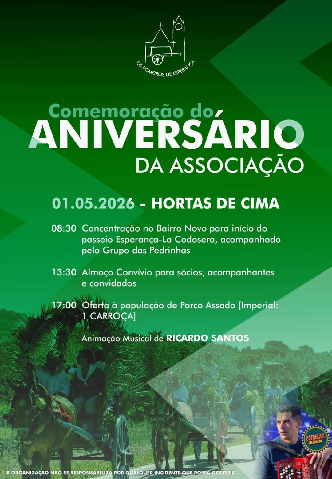 DIVULGAÇÃO

COMEMORAÇÃO DO ANIVERSÁRIO DA ASSOCIAÇÃO ‘OS ROMEIROS DE ESPERANÇA’
…