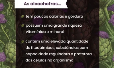 A alcachofra é um dos alimentos símbolo da dieta mediterrânica e tem enorme valo…