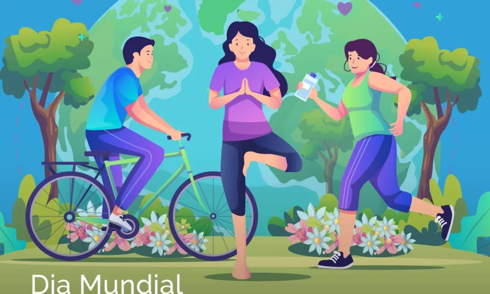 A atividade física promove a saúde física e mental, ajuda a sentir-se bem e a pr…