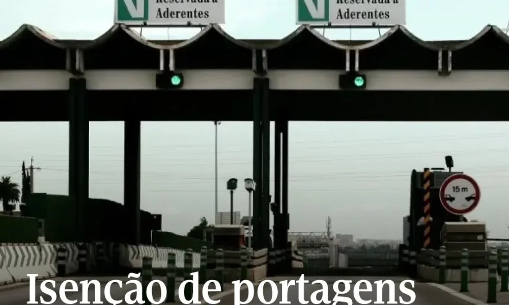 A partir desta quarta-feira entra em vigor um novo regime de isenção de portagen…