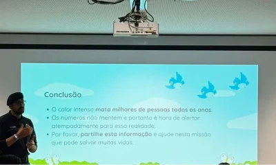 AÇÃO DE SENSIBILIZAÇÃO | ONDAS DE CALOR  

Realizou-se no passado dia 17 de abri…