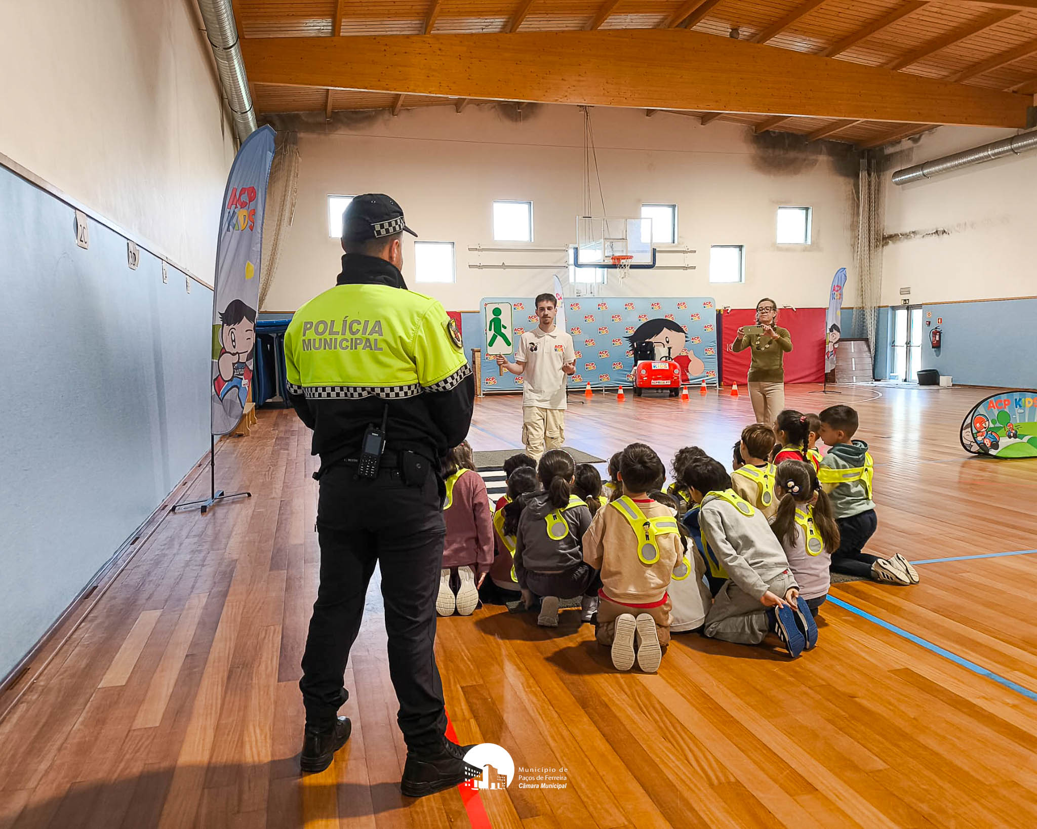 ACP Kids e Polícia Municipal sensibilizam cerca de 1000 alunos em Paços de Ferreira para segurança rodoviária