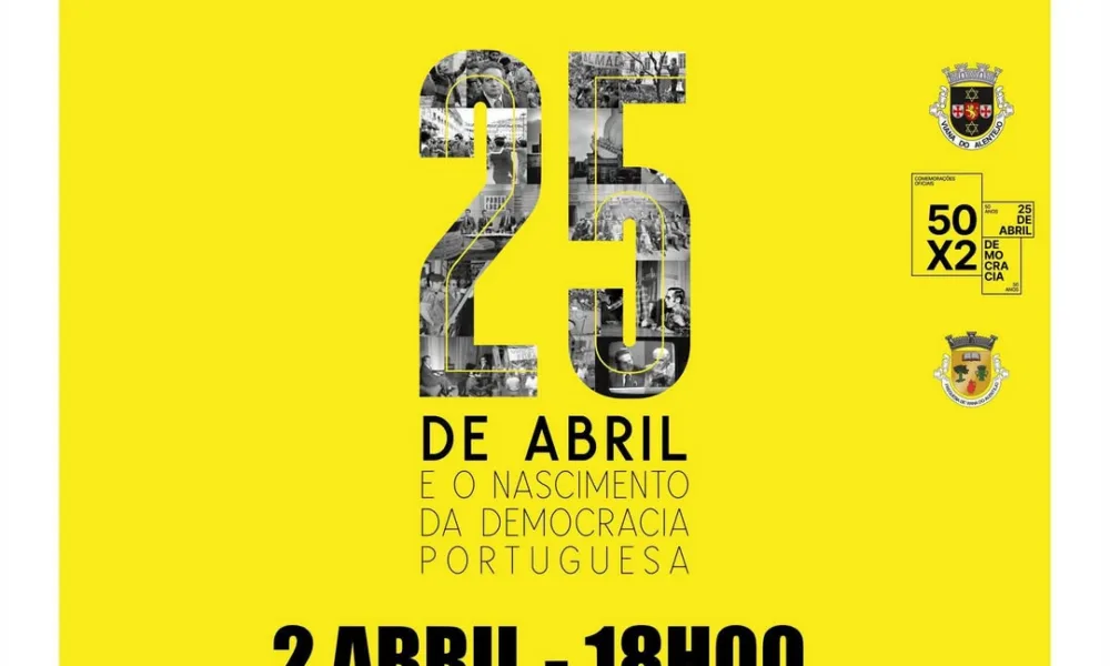 AMANHÃ, dia 2 de abril Inauguração da Exposição “25 de Abril e o nascimento d…