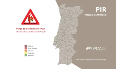 Atenção ao Perigo de Incêndio Rural para os próximos dias no Continente.
O perig…