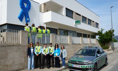 CPCJ de Resende promove “Operação Laço Azul” com GNR e alunos para sensibilizar condutores para os direitos das crianças