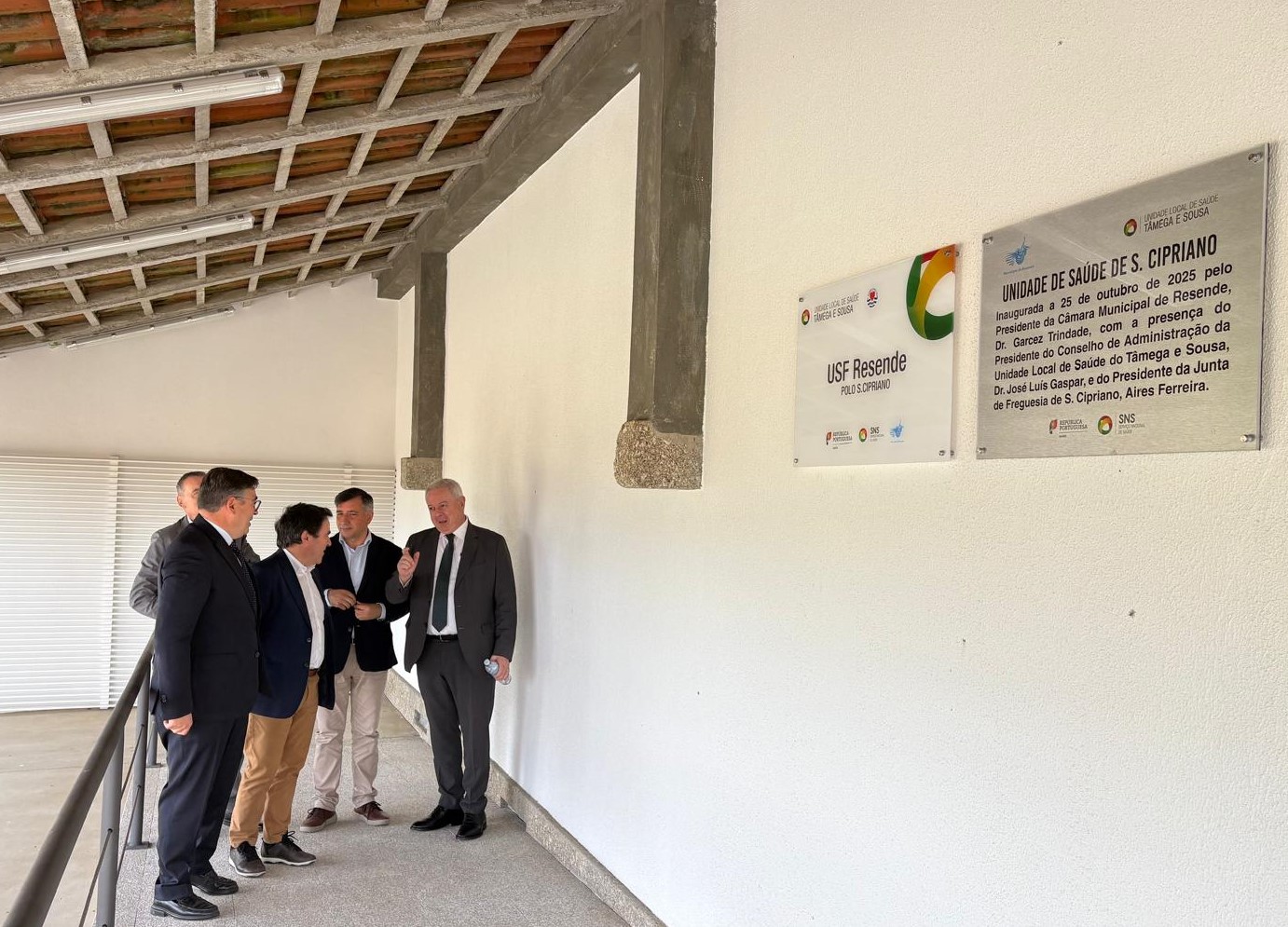 Conselho de Administração da ULS Tâmega e Sousa visitou  renovada Unidade de Saúde de S. Cipriano em Resende