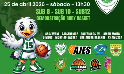 Desporto | XVIII Torneio de Minibasquete Prof. Luís Laureano

No próximo dia 25 …