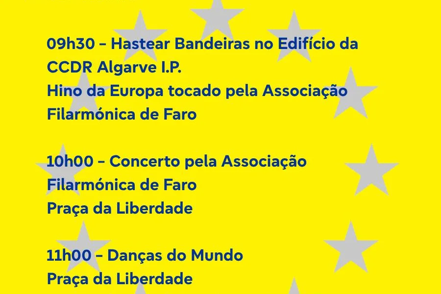 Dia da Europa 2026 celebrado em Faro

A CCDR Algarve I.P., o Programa Regional …