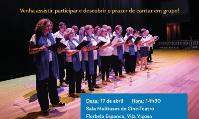 ENSAIO ABERTO DO CORO DA UNIVERSIDADE SÉNIOR | 17.04.2026 | 14h30

Cineteatro Fl…