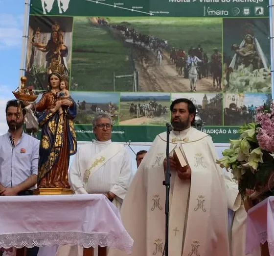 Entre fé e emoção, mais de 1000 romeiros cumprem tradição na chegada a Viana do …
