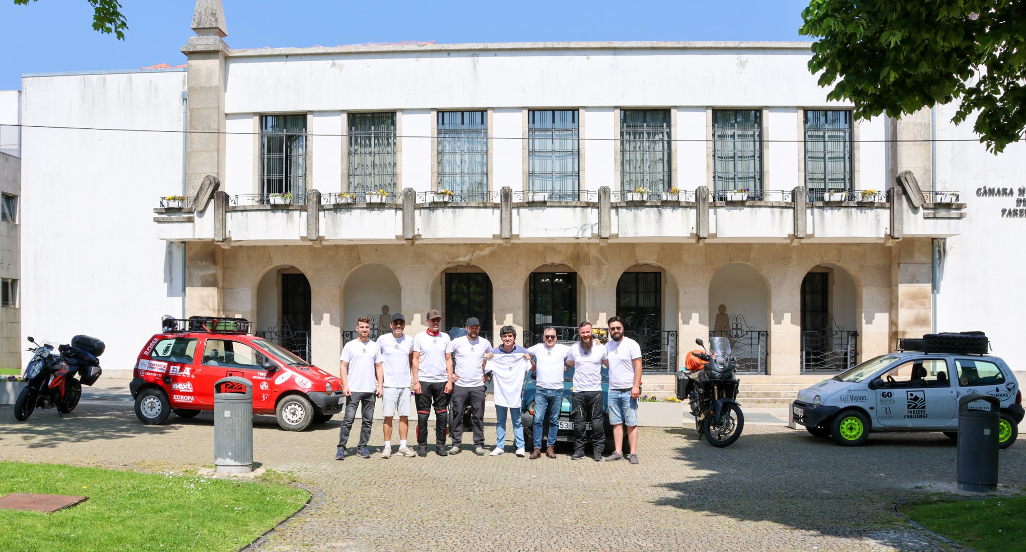 Equipa Paredes Challenge recebida nos Paços do Concelho antes da partida para a Tour de Marrocos 2026