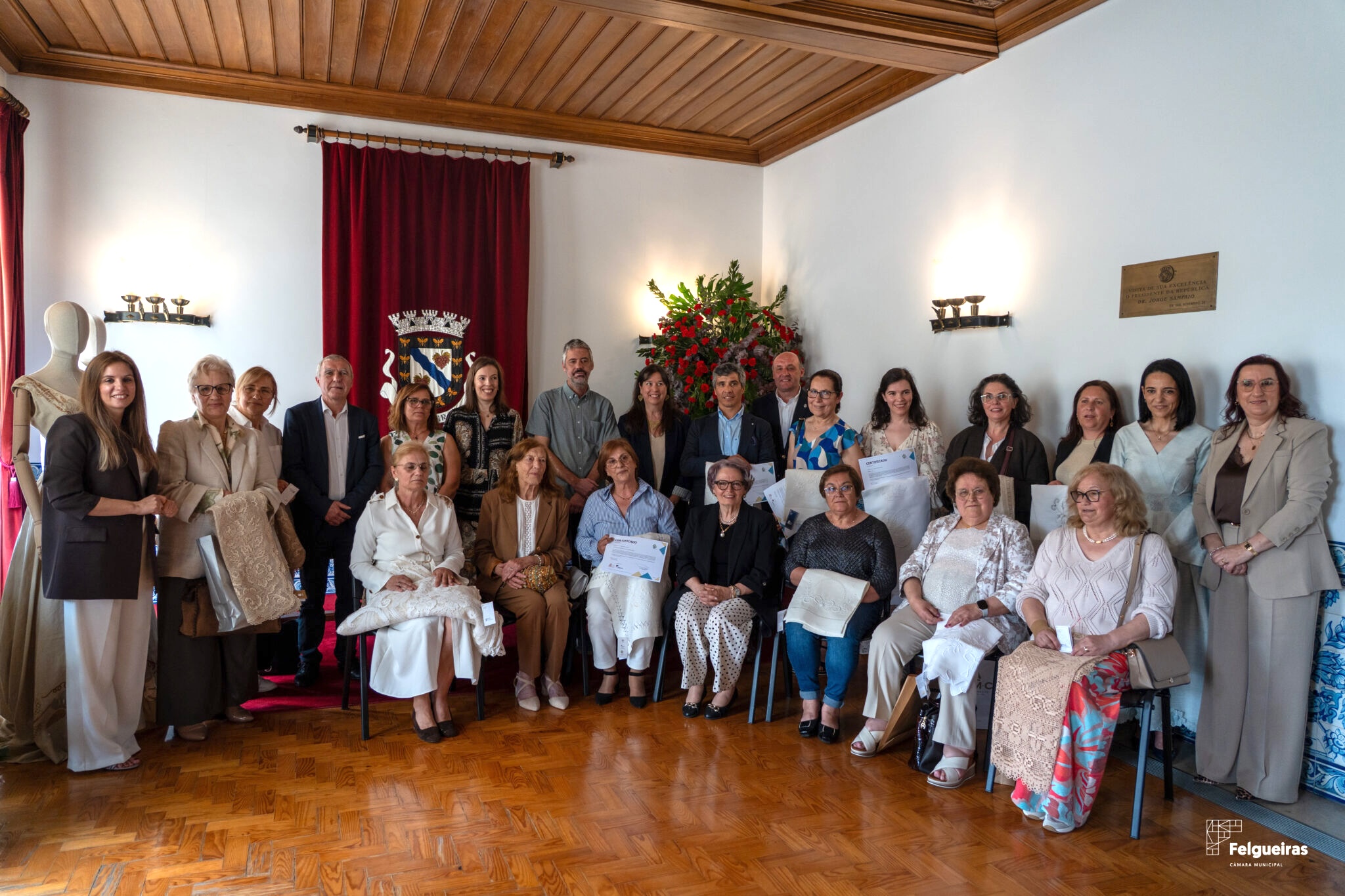 Felgueiras certificou Bordado Terras de Sousa (Lixa) e Filé numa cerimónia histórica para o artesanato local