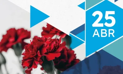 Hoje celebramos o 25 de Abril: o dia em que a liberdade floresceu em Portugal 

…