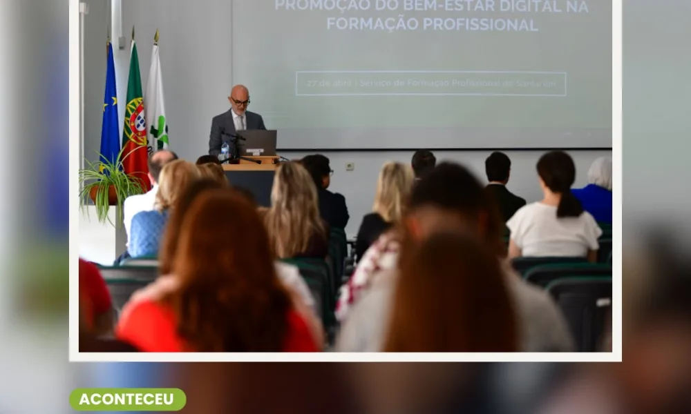 Hoje falámos de futuro: Bem-Estar Digital na Formação Profissional
Decorreu na …